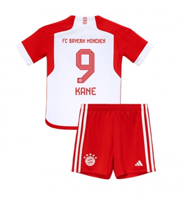 Bayern Munich Harry Kane #9 Hjemmedraktsett Barn 2023-24 Kortermet (+ Korte bukser)